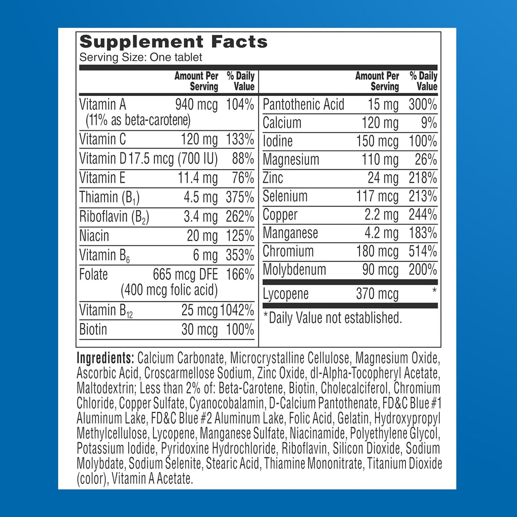 One A Day Men's 50+ Multivitamínico 100 comprimidos