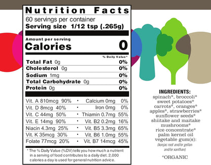 ENOF Suplemento Orgánico de Frutas y – La vitamina D contribuye a la absorción y utilización normal del calcio y – Image 3