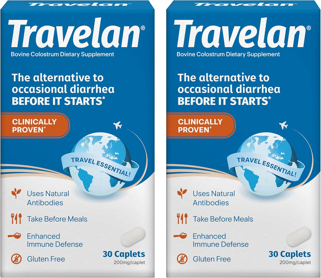 Travelan Antidiarrea - 30 comprimidos de calostro bovino para el soporte digestivo e inmunitario