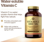 Solgar Vitamina C 1000 mg, 100 Cápsulas Veganas