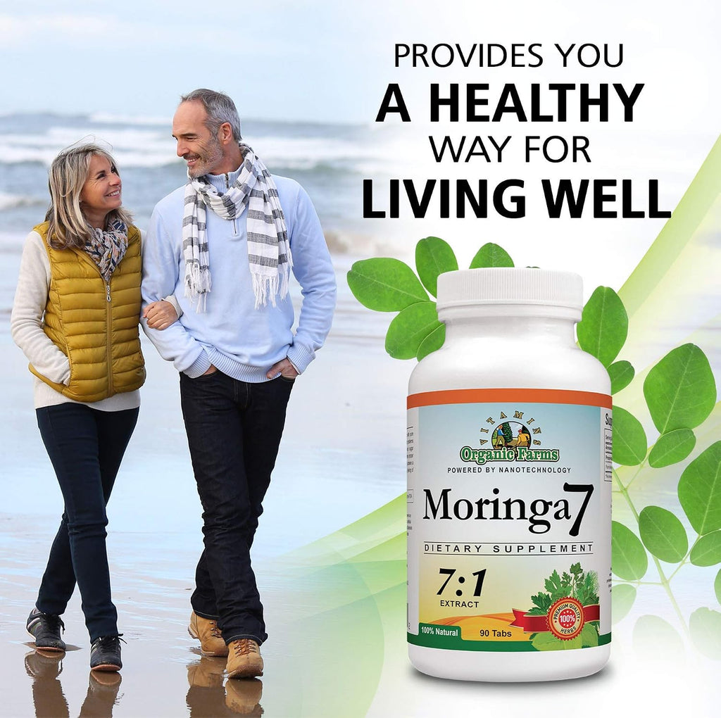 Moringa 7 Super Grass - Pure Moringa Oleifera Extract - 1875mg, 100% Natural Supplement