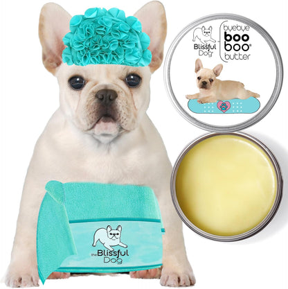 The Blissful Dog 2 oz TIN French Bulldog – Aceite de oliva: Rico en ácidos grasos esenciales que hidratan la piel. – Image 2