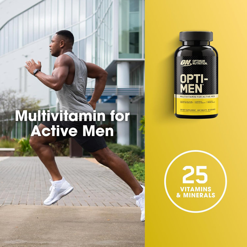 Optimum Nutrition Opti-Men Multivitamínico para Hombres, 150 Comprimidos