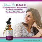 NatureGenX Vitamina D3 Líquida - 250 mcg - 30 ml - Vegano
