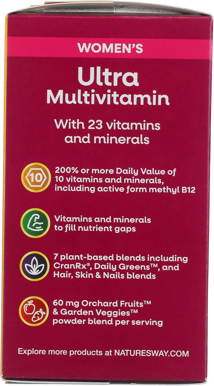 Nature's Way, Multivitamínico Alive! Once Daily Mujeres, 60 Comprimidos