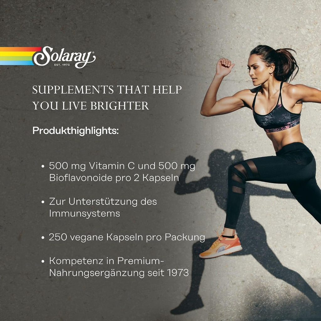 Solaray Super Bio-Plex Vitamina C y Bioflavonoides