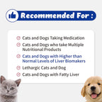 Branvine Liver Alive Metabolism System Health for Dogs and Cats - Función, Hígado graso, Detox, Hepatitis Crónica con SILIPHOS®, TUDCA, SAMe Sabor a Bacon Vegano (60 ml)