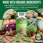 Made with Organic Fruits & Veggies Capsules - Superfood Supplement for Women & Men (30-Day Supply)