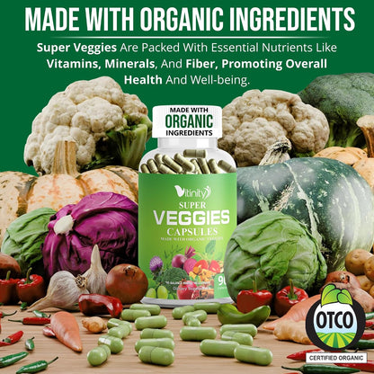 Made with Organic Fruits & Veggies Capsules – ¿Este producto es apto para veganos? Sí, las cápsulas son de origen – Image 9