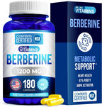 Berberine HCL 1200mg, 60 Cápsulas Vegetarianas - Certificado NSF - WeLikeVitamins