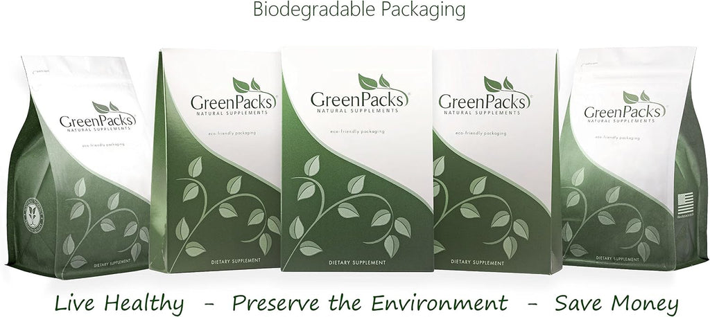 GreenPacks® Maca Orgánica Gelatinizada - 300 Cápsulas