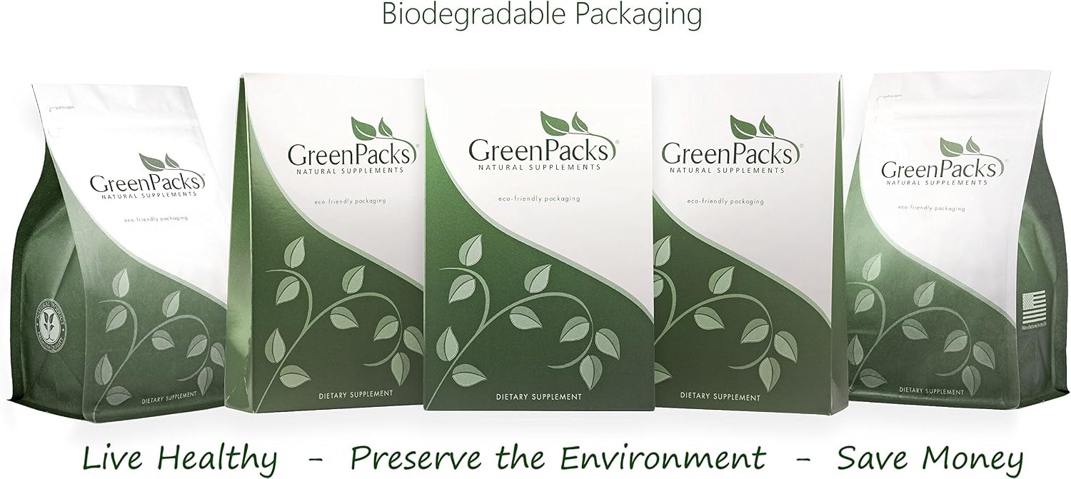 GreenPacks® Maca Orgánica Gelatinizada - 300 Cápsulas