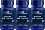 Life Extension Péptidos Bioactivos de Leche - 30 Cápsulas Vegetarianas (Paquete de 3)