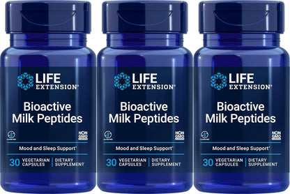 Life Extension Péptidos Bioactivos de Leche – Apoyo a la relajación y reducción del estrés – Image 1