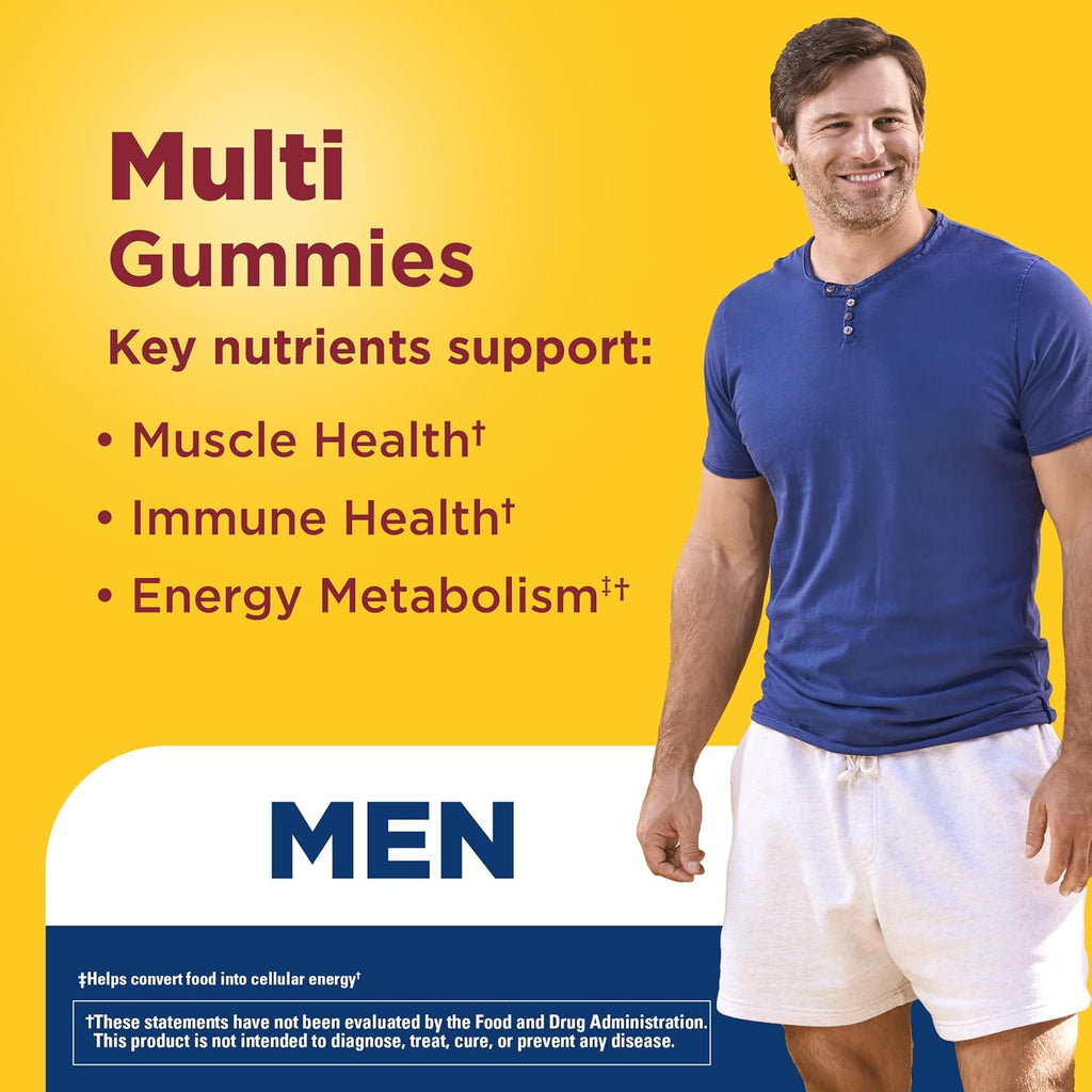Nature Made Multi for Him: Multivitamínico para Hombres, Gominolas, 150 unidades (75 días)