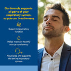 Salud Pulmonar, Bronquial y Sinusal de Natural Factors, Suplemento Natural para la Salud Respiratoria, 45 comprimidos