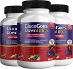 GlucoGoes Down Ultra – Complemento alimenticio, 120 cápsulas (Pack de 2 envases)
