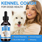 Xsvseie Gotas para la Tos de las Perreras - Suplemento Herbal Natural para Perros