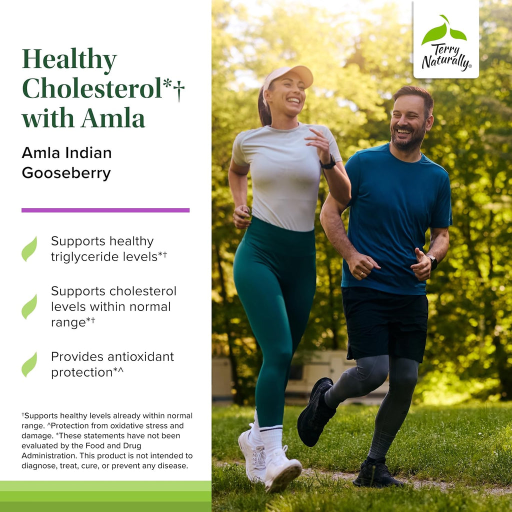 Terry Naturally Healthy Cholesterol con Amla | Apoya la Salud Cardiovascular | 60 Cápsulas