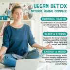 Suplemento de Cortisol para Mujeres y Hombres | 60 Días | Ashwagandha, Rhodiola, Magnesio | Vegano