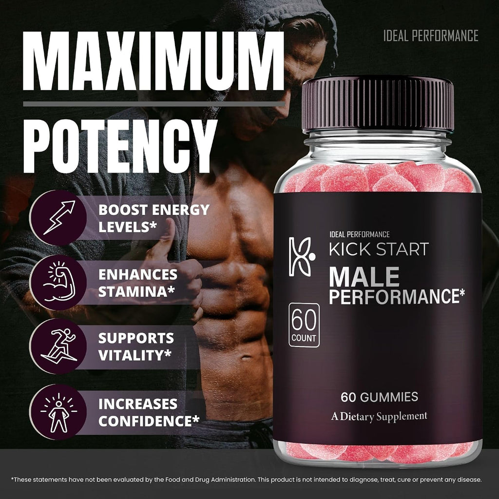 Kickstart Gummies - Gominolas Multivitamínicas para Hombres (2 Pack)