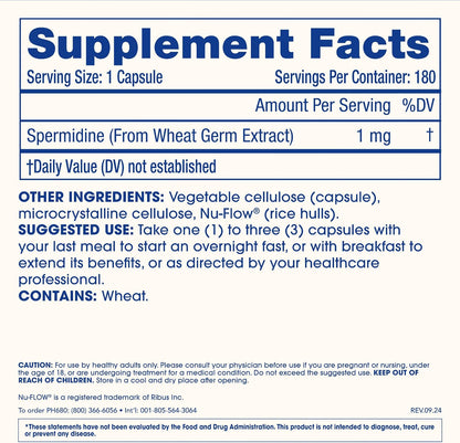 ProHealth Pure Spermidine 1 mg | 180 Cápsulas | Extracto de Germen de Trigo de Origen Vegetal para la Renovación Celular y – Image 6
