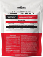 Dinovite Probióticos para Perros Grandes (45+ lb) - Complemento en Polvo con Omega-3, 30 Raciones