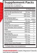 L-Tyrosine Supplement - Natural Anti-Gray Hair Formula - 60 Capsules