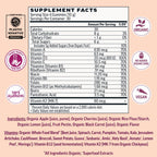 Llama Naturals Multivitamínico para Mujeres, Gomitas Veganas Orgánicas con Vitamina D, C y K, 120 unidades