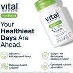 Hyperbiotics Vital Nutrients Probiótico Pro Kids - 60 Comprimidos Masticables Sabor Naranja