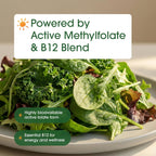 Metilfolato 15mg con Vitamina B12 - 240 Cápsulas - L-Metilfolato y Metilcobalamina