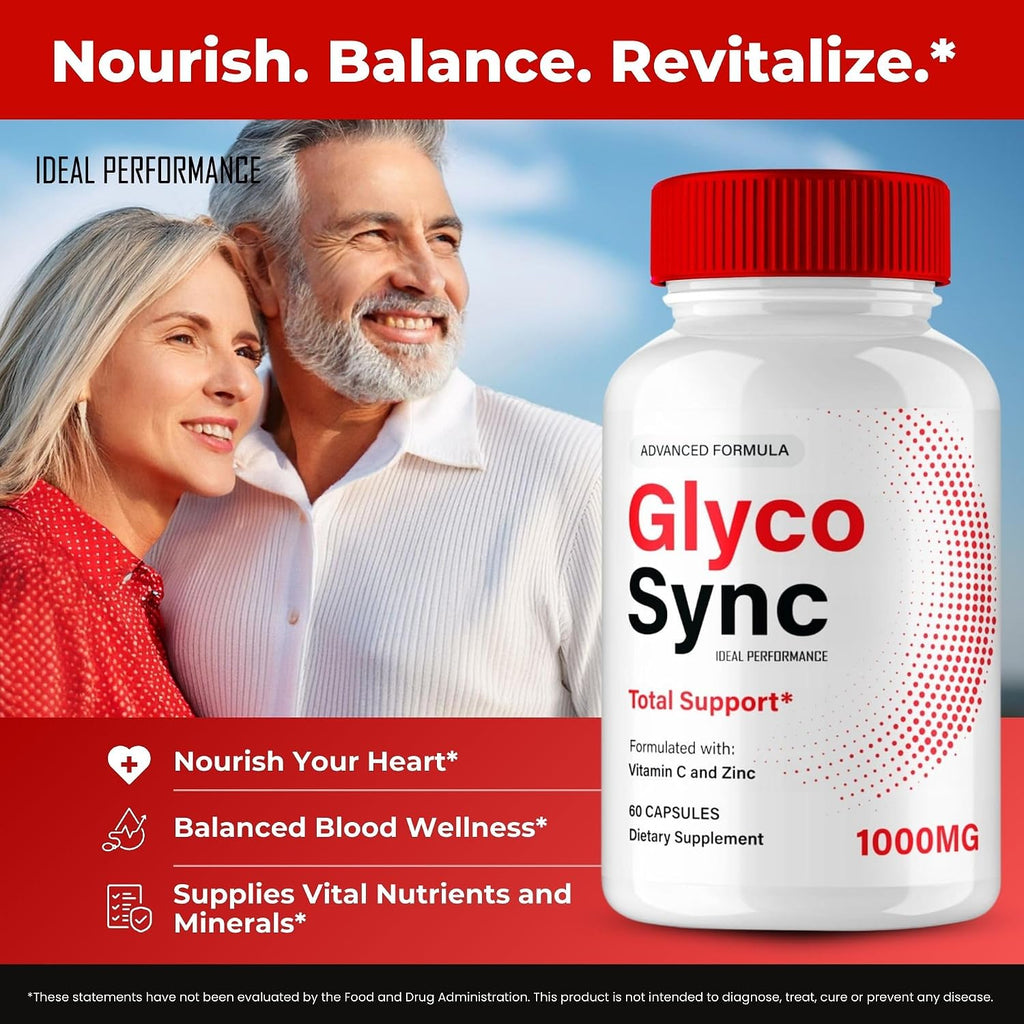 Glyco Sync Glyco Optimizer Capsules - Complemento para Circulación y Niveles Estables (5 Pack)
