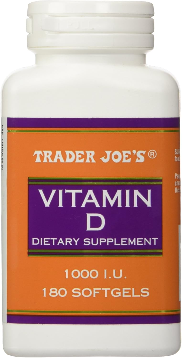 Trader Joe's Vitamina D-3 1000 IU, 180 cápsulas blandas