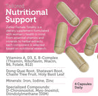 Zahler Female Totality, Suplemento de Fertilidad para Mujeres, Vitaminas Prenatales, Certificado Kosher, 120 Cápsulas
