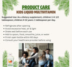 Go Healthy Kids Multivitamínico Líquido | Sabor Melocotón Mango | 30-60 Dosis