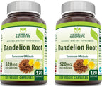 Herbal Secrets Raíz de Diente de León 520 mg – 250 Cápsulas Veganas