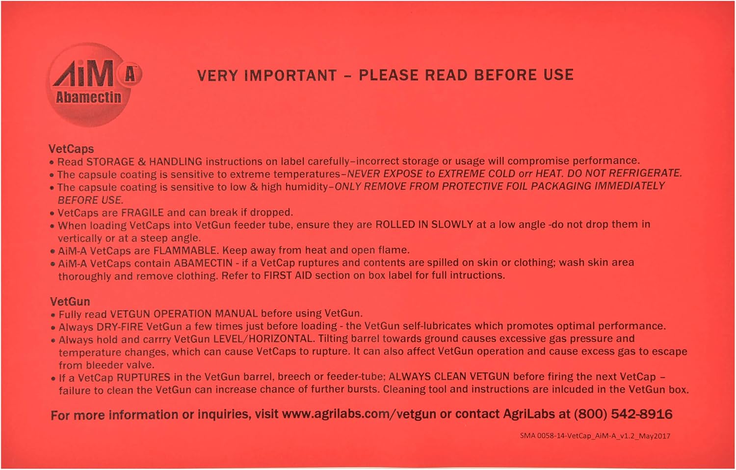 Agrilabs AiM-A Vet Caps 30 cápsulas