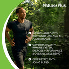 NaturesPlus Source of Life RED Multivitamínico Líquido - 30 oz (887 ml) - Sabor a Bayas Mixtas