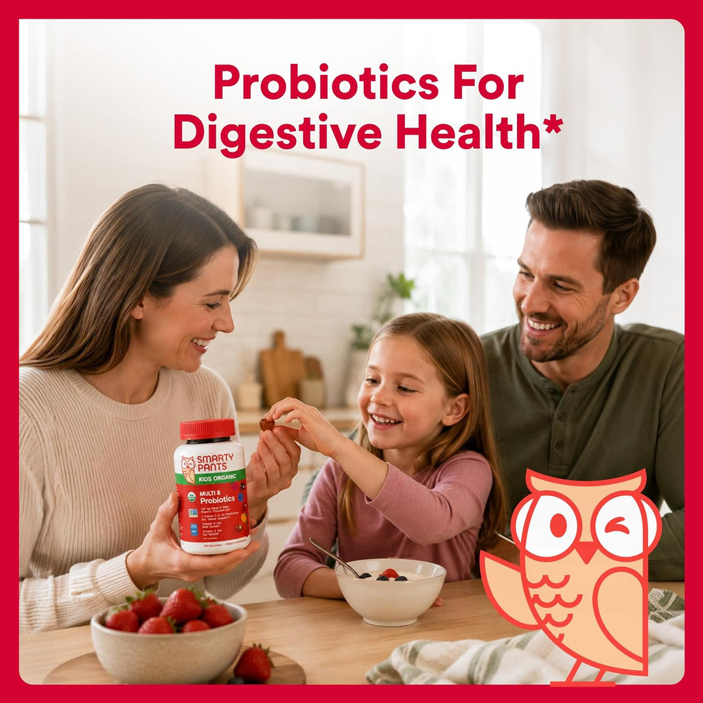 SmartyPants Gomitas Multivitamínicas Orgánicas para Niños - 120 gomitas