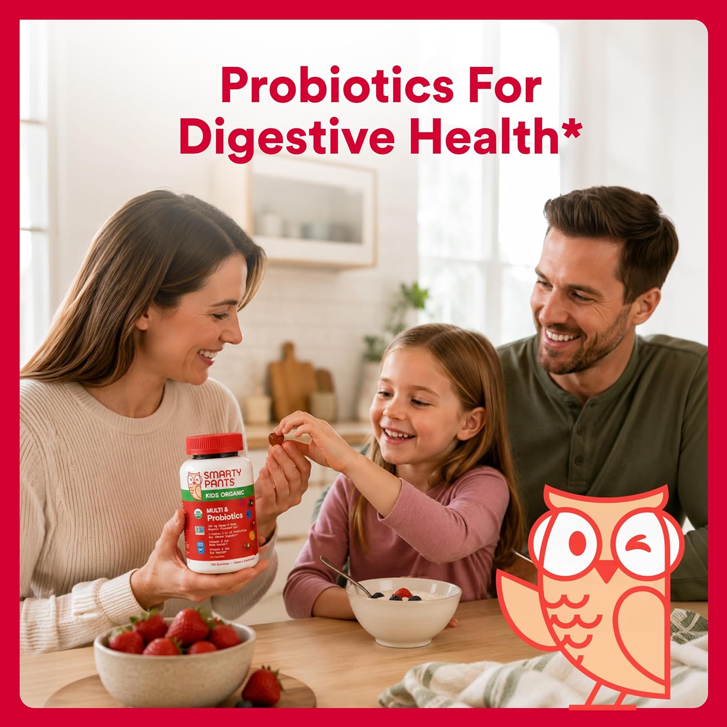 SmartyPants Gomitas Multivitamínicas Orgánicas para Niños - 120 gomitas