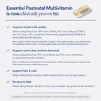 Ritual Postnatal Multivitamin for Women - Vitaminas y Minerales Esenciales para Apoyar a Mamá y Bebé en el Posparto y la Lactancia - Colina, Omega-3 DHA - Menta - 60 Cápsulas - 30 Dosis
