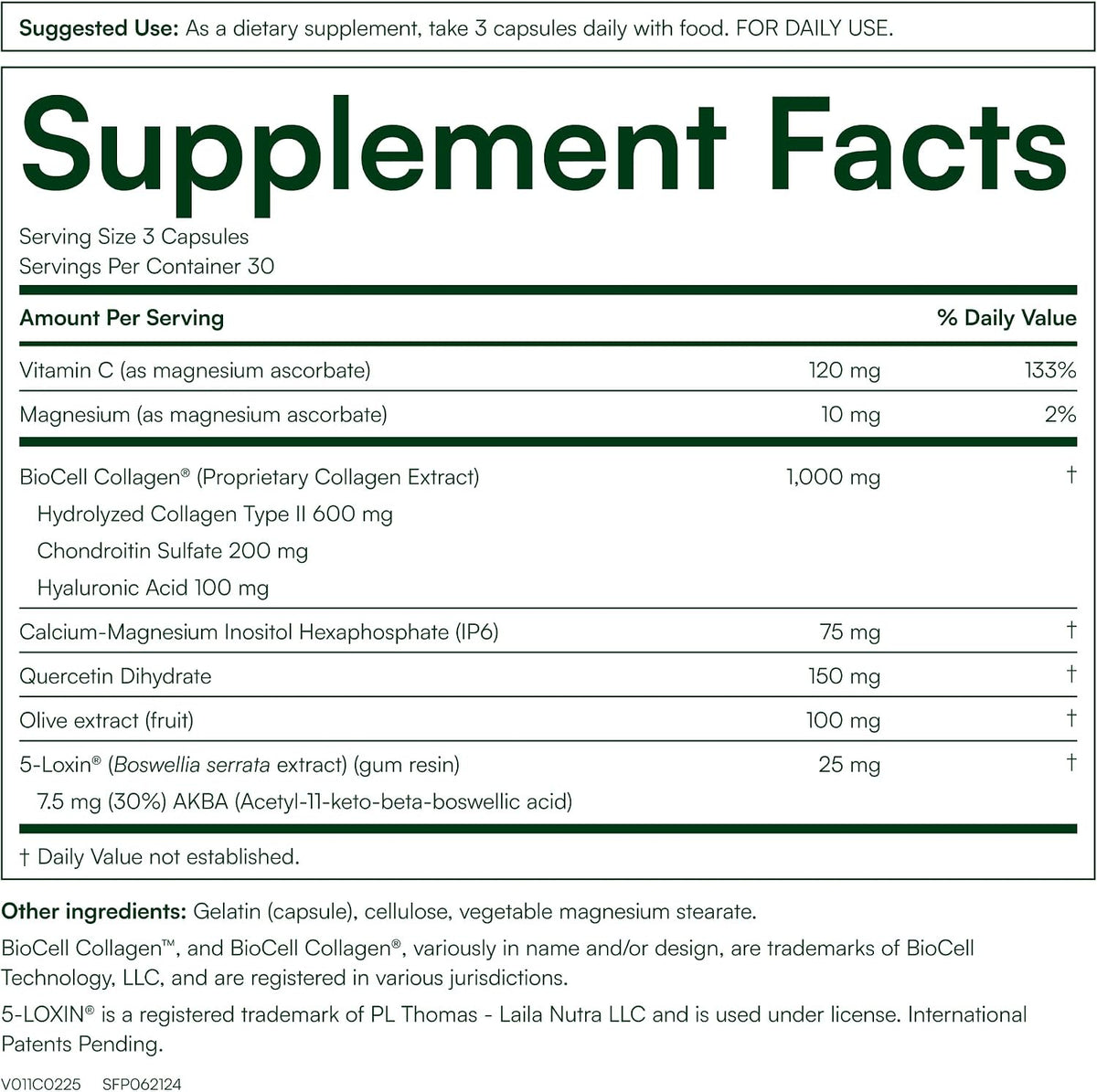 Purity Products HA Joint Formula: Ácido – 5-Loxin (Boswellia serrata): Extracto estandarizado de Boswellia que – Image 2