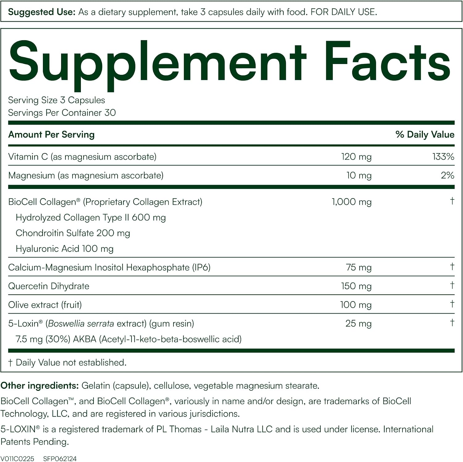 Purity Products HA Joint Formula: Hyaluronic Acid, Multi-Collagen, and 5-Loxin for Joints and Skin - 90 Capsules