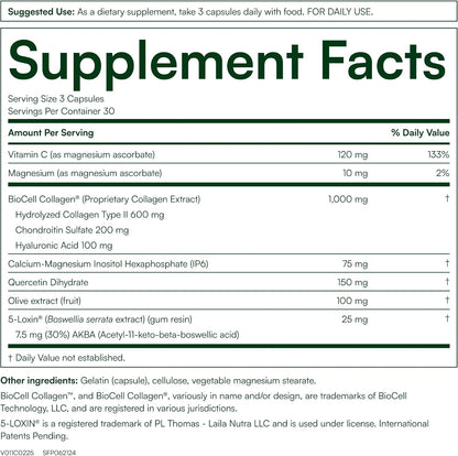 Purity Products HA Joint Formula: Ácido – 5-Loxin (Boswellia serrata): Extracto estandarizado de Boswellia que – Image 2