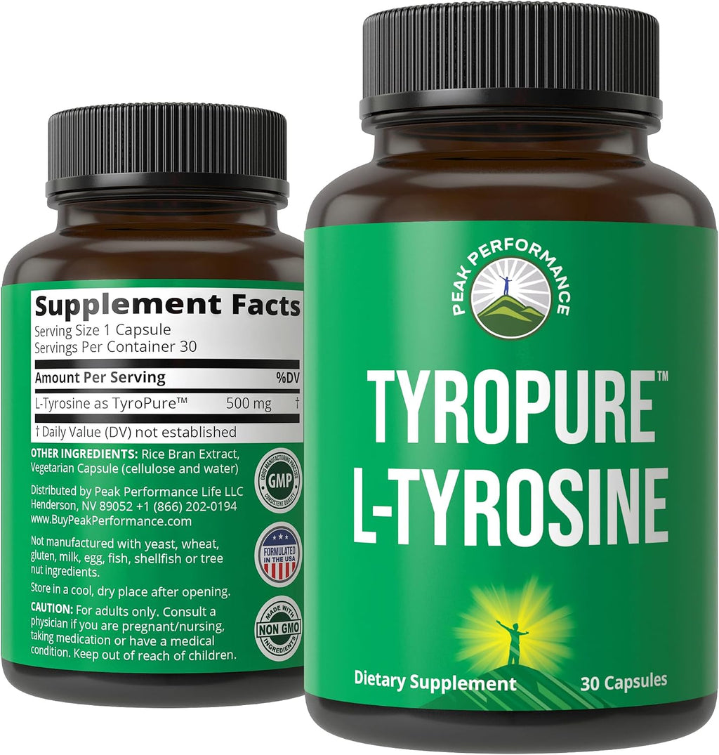 TyroPure L-Tirosina 500 mg Cápsulas