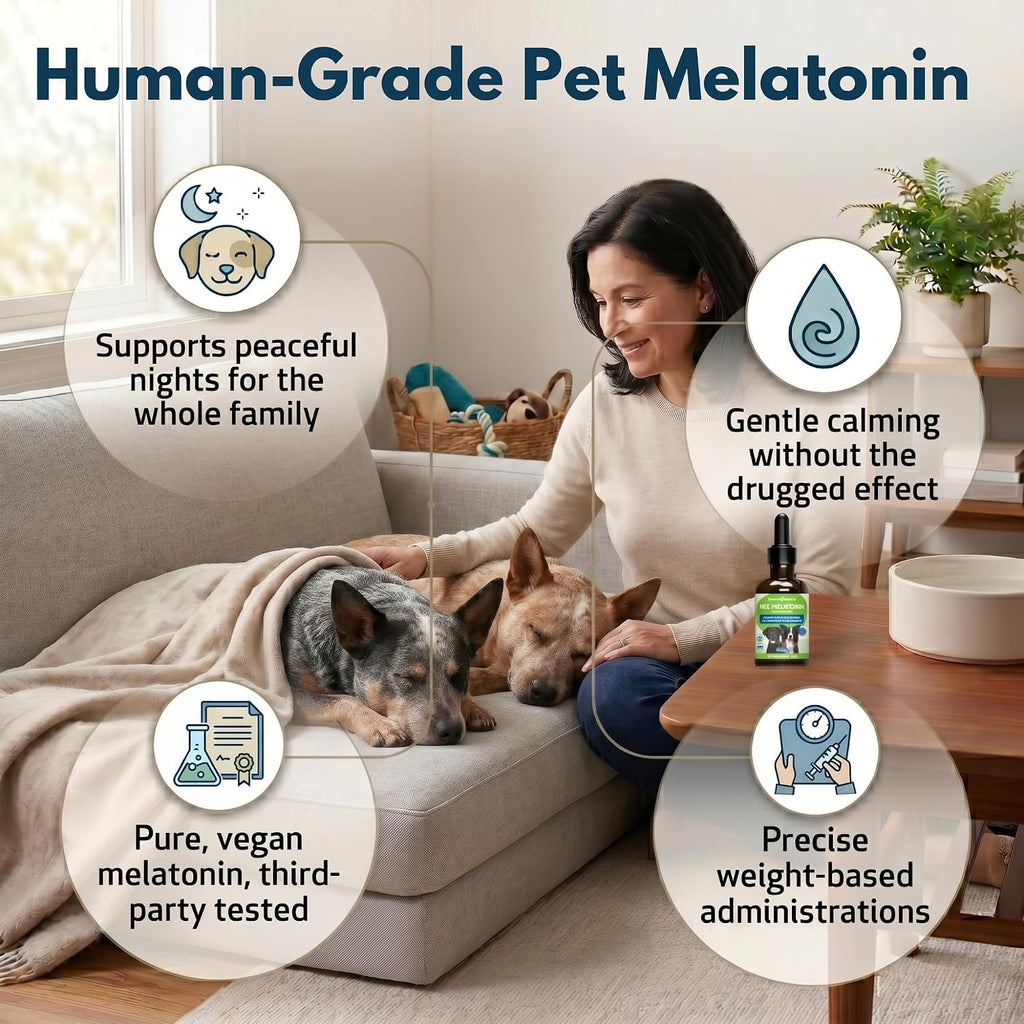 Pet Wellbeing Melatonina Líquida para Perros - 118 ml