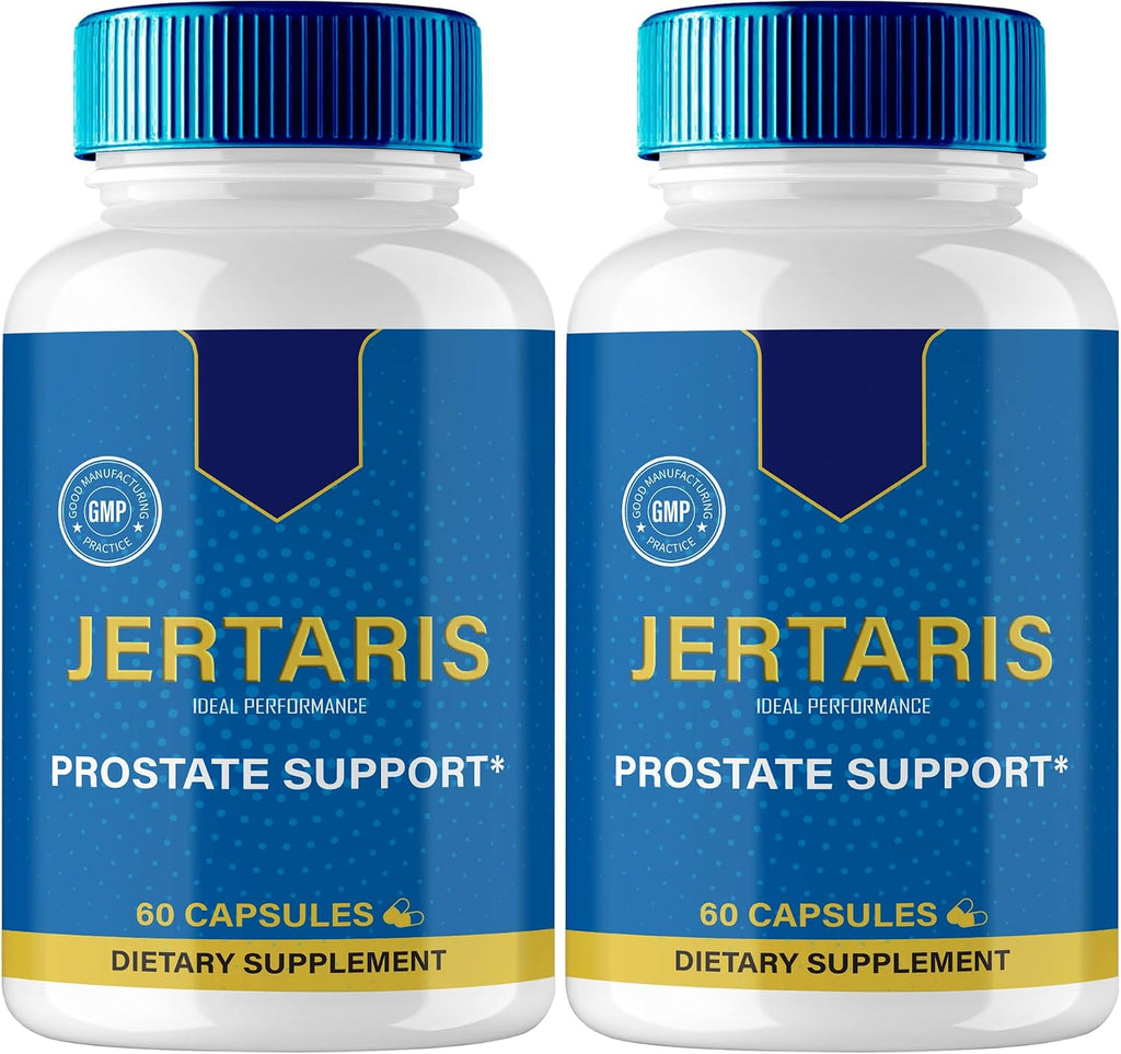 IDEAL PERFORMANCE Jertaris Cápsulas - Suplemento para la Salud de la Próstata, Fórmula Natural Extra Fuerte (2 Pack)