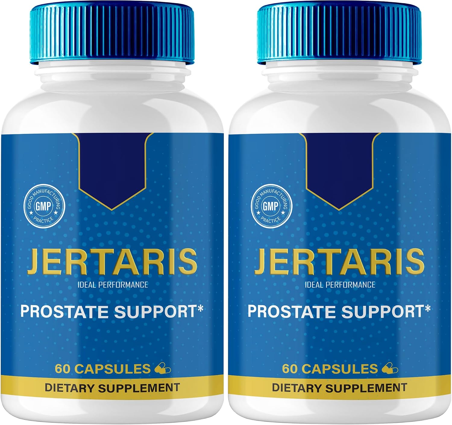 IDEAL PERFORMANCE Jertaris Cápsulas - Suplemento para la Salud de la Próstata, Fórmula Natural Extra Fuerte (2 Pack)