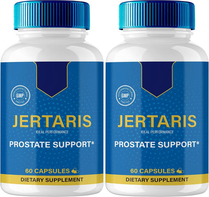 IDEAL PERFORMANCE Jertaris Cápsulas - Suplemento para la Salud de la Próstata, Fórmula Natural Extra Fuerte (2 Pack) – Image 1