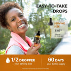 Vitamin D3 K2 USDA Organic Drops - Vitamina D3 10000 IU & K2 como MK-7 120mcg - Apoyo Inmune y de Ánimo, Salud de Huesos y Dientes - Sin Azúcar, Sabor Naranja - Suplemento Líquido - 60 ml, 60 Días
